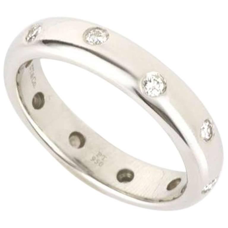Tiffany & Co. Etoile Diamond Platinum Ring 0.23 Carat
