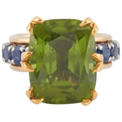 Tiffany & Co. Schlumberger Peridot Ring 