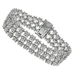 10.00ct Diamond Gold Bracelet