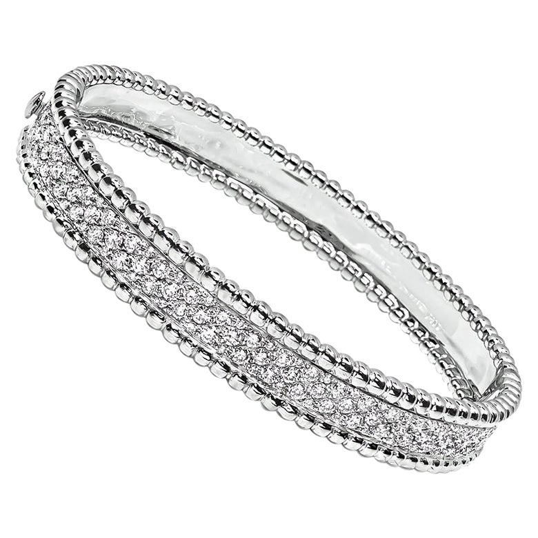 Bangle in oro con diamanti da 3,50 carati