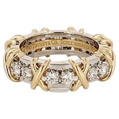 Schlumberger Sixteen Stone Ring by Tiffany & Co. Size 7