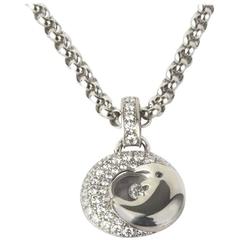 Chopard Happy Diamonds Moon White Gold Pendant