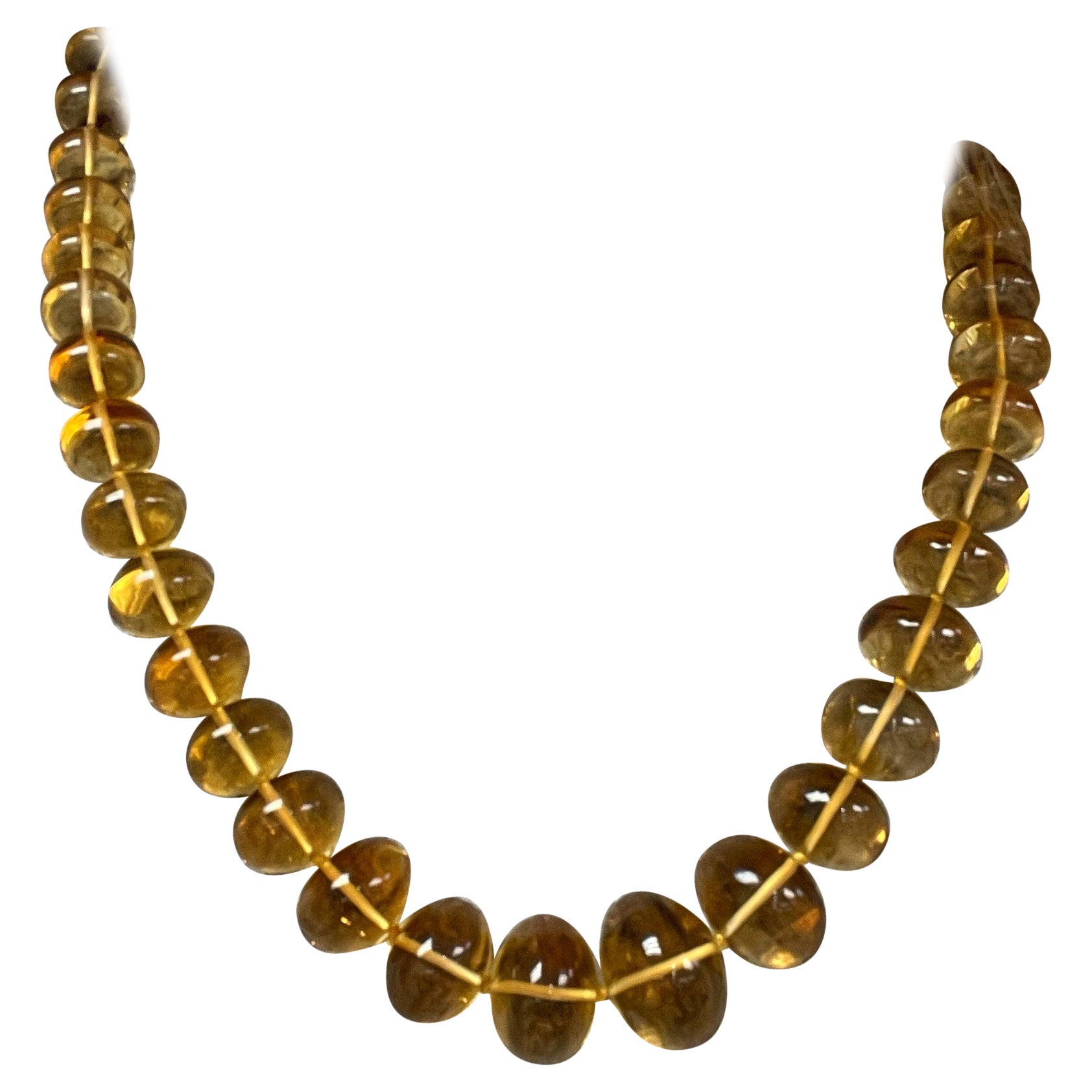 Tiffany & Co., Paloma Picasso, 18K Yellow Gold and Citrine Bead Necklace