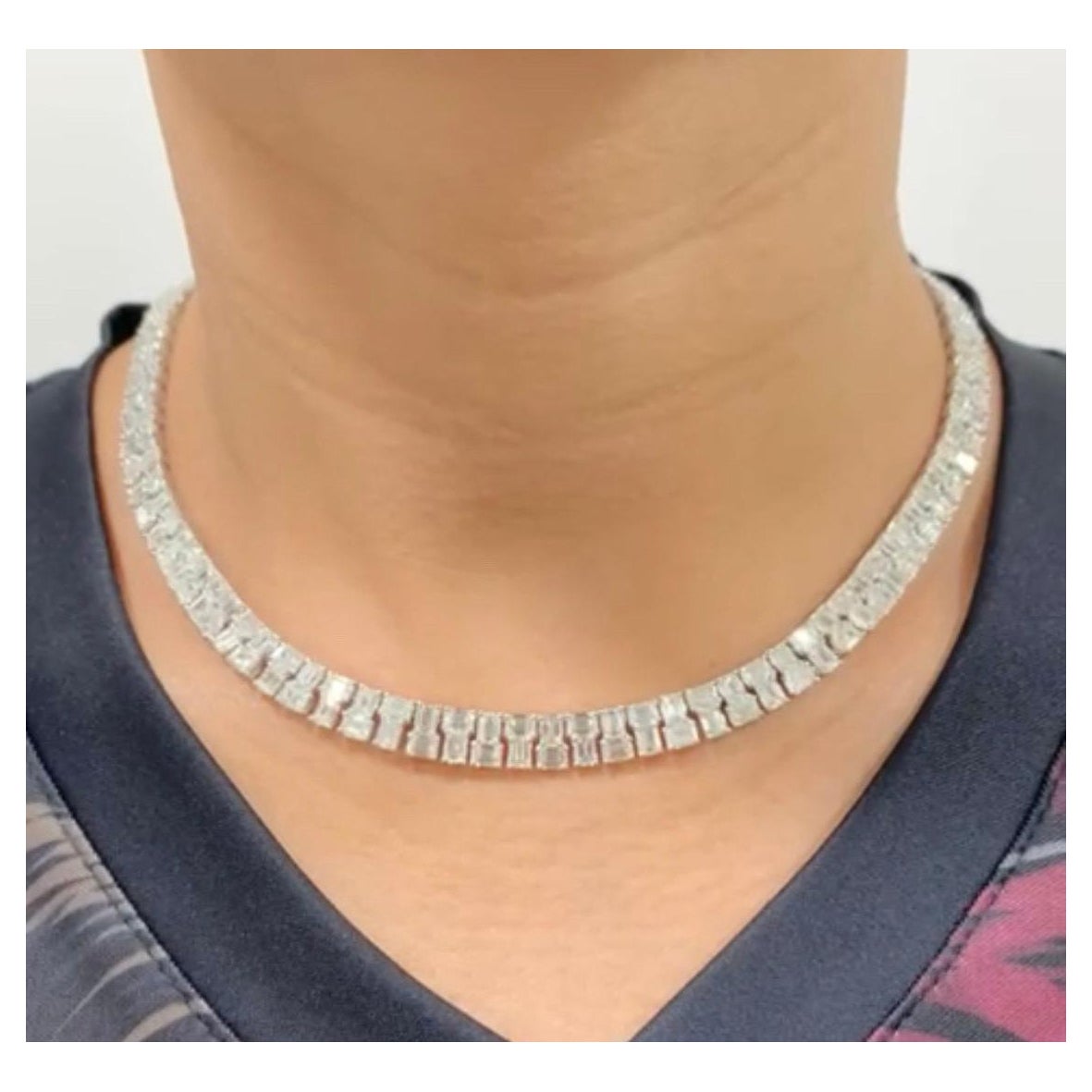 Emilio Jewelry 37.00 Carat Diamond Necklace