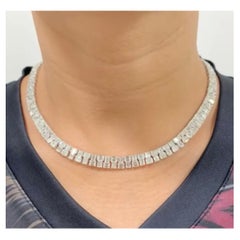 Emilio Jewelry 37.00 Carat Diamond Necklace