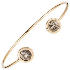 Dubini Kings of Persis Ancient Silver Coin Gold Bracelet 12