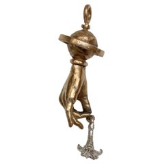 925 sterling silver pendant "Hand of San Antonio"