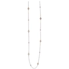 Fine Diamond White Gold Necklace 6