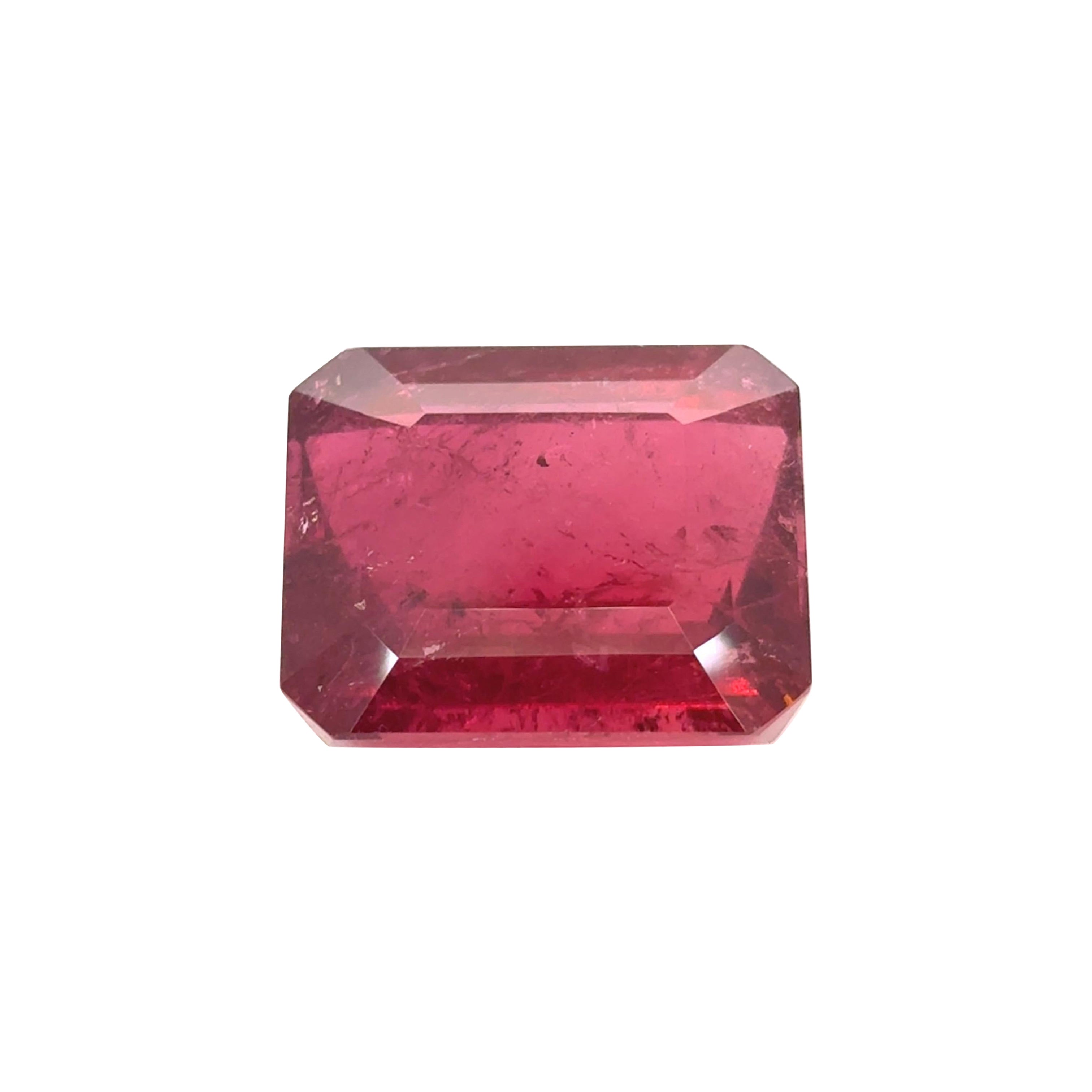 18.70 Carat Octagon Cut Rubellite Loose Gemstone