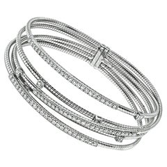 1.60ct Diamond Gold Bangle