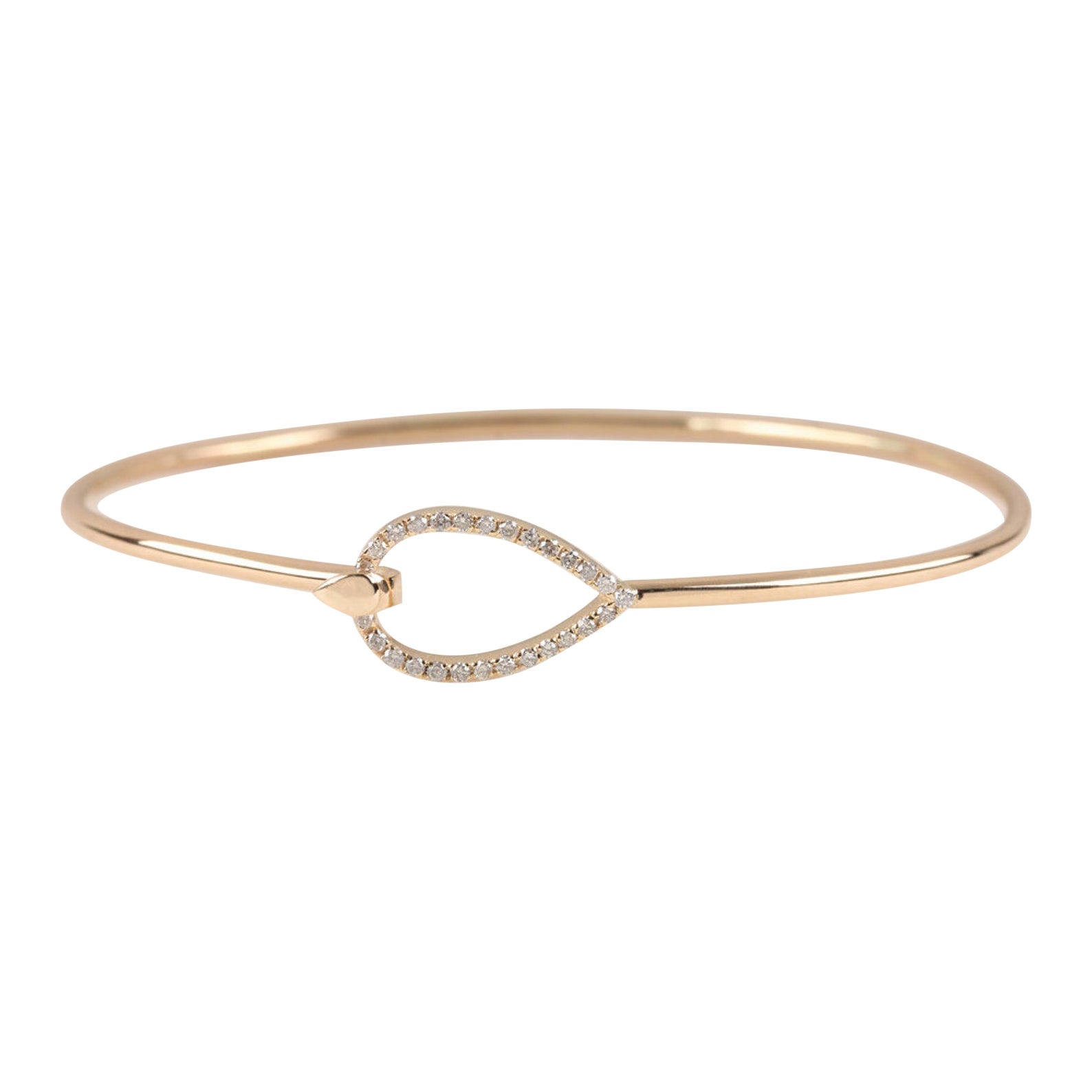 14k Solid Gold Natural Pave Diamond Bracelet Beautiful Wedding Gift For Women.