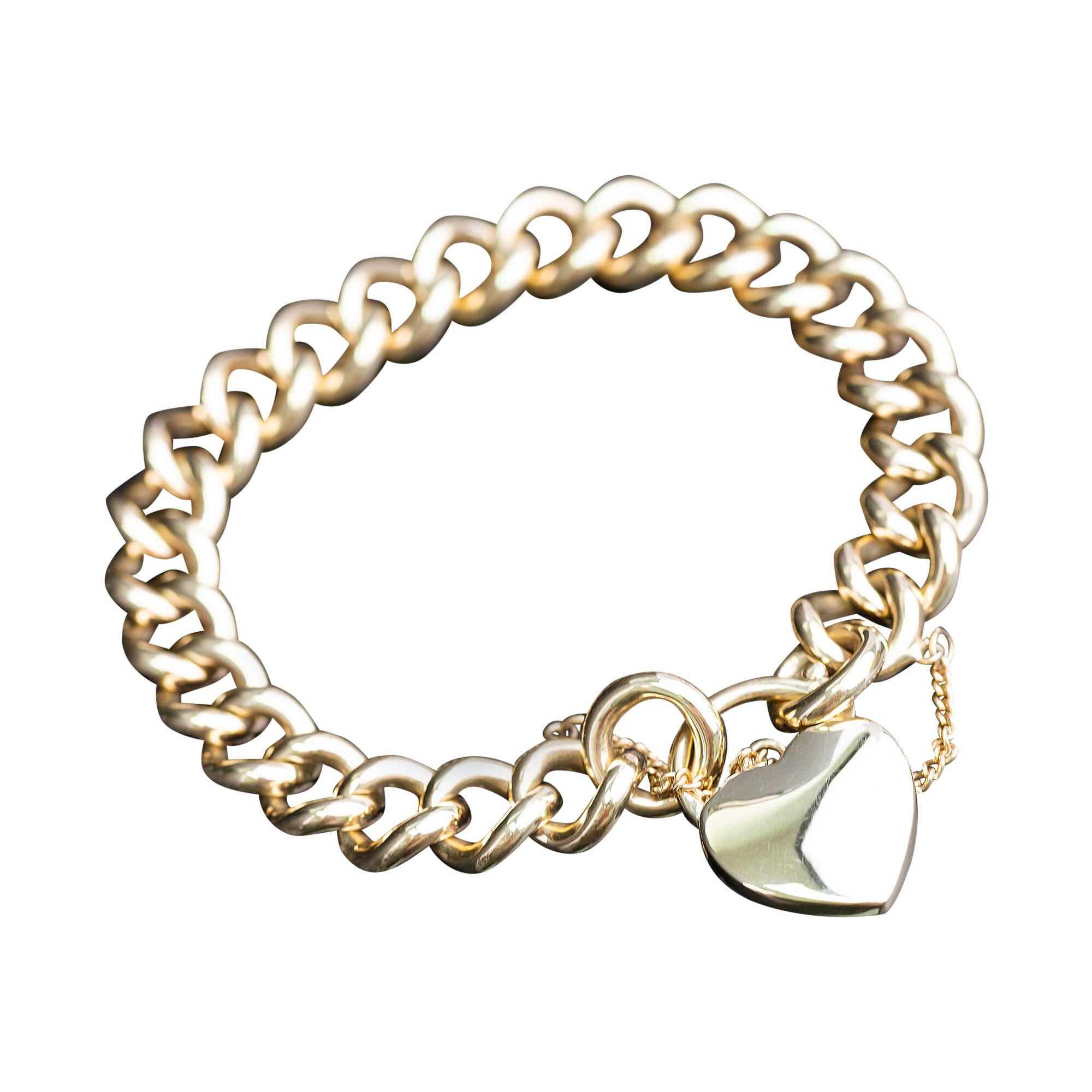 Yellow Gold Padlock Bracelet Circa 2000s