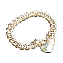 Yellow Gold Padlock Bracelet Circa 2000s