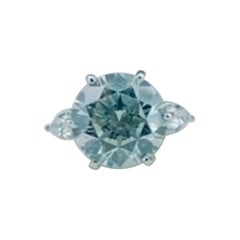 IGI Certificado 5,50 Quilates Triple XXX  Anillo solitario de oro con diamantes naturales