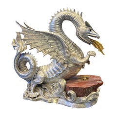 Vintage Buccellati Silver Dragon