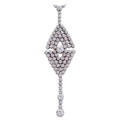 Diamants, or blanc 18 carats Collier Modernity.