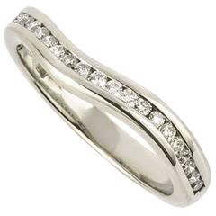 Boodles Diamond Platinum Wedding Band Ring