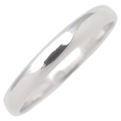 TIFFANY & Co. Alianza de Platino Forever Lucida 3mm 9.5