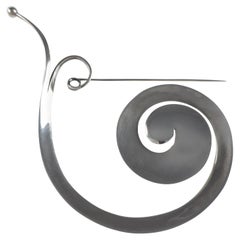 Georg Jensen Sterlingsilber-Brosche #392 von Vivianna Torun