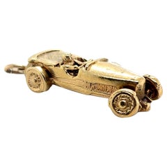 Vintage 9 Karat Yellow Gold Bentley Le Mans Tourer Charm