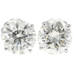 8.98 Carat EGL Certified Diamond Stud Earrings 10