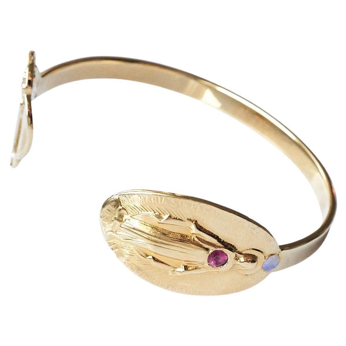 Cuff Miraculous Medal Virgin Mary For Sale