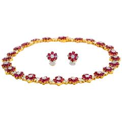 Ruby Diamond Gold Set 2