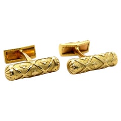 Gemelli Cartier Vintage in oro giallo 18 carati