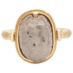 Antique Victorian Scarab Spinner Ring