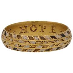 Posy Ring I LYVE IN HOPE circa 17th Century 7