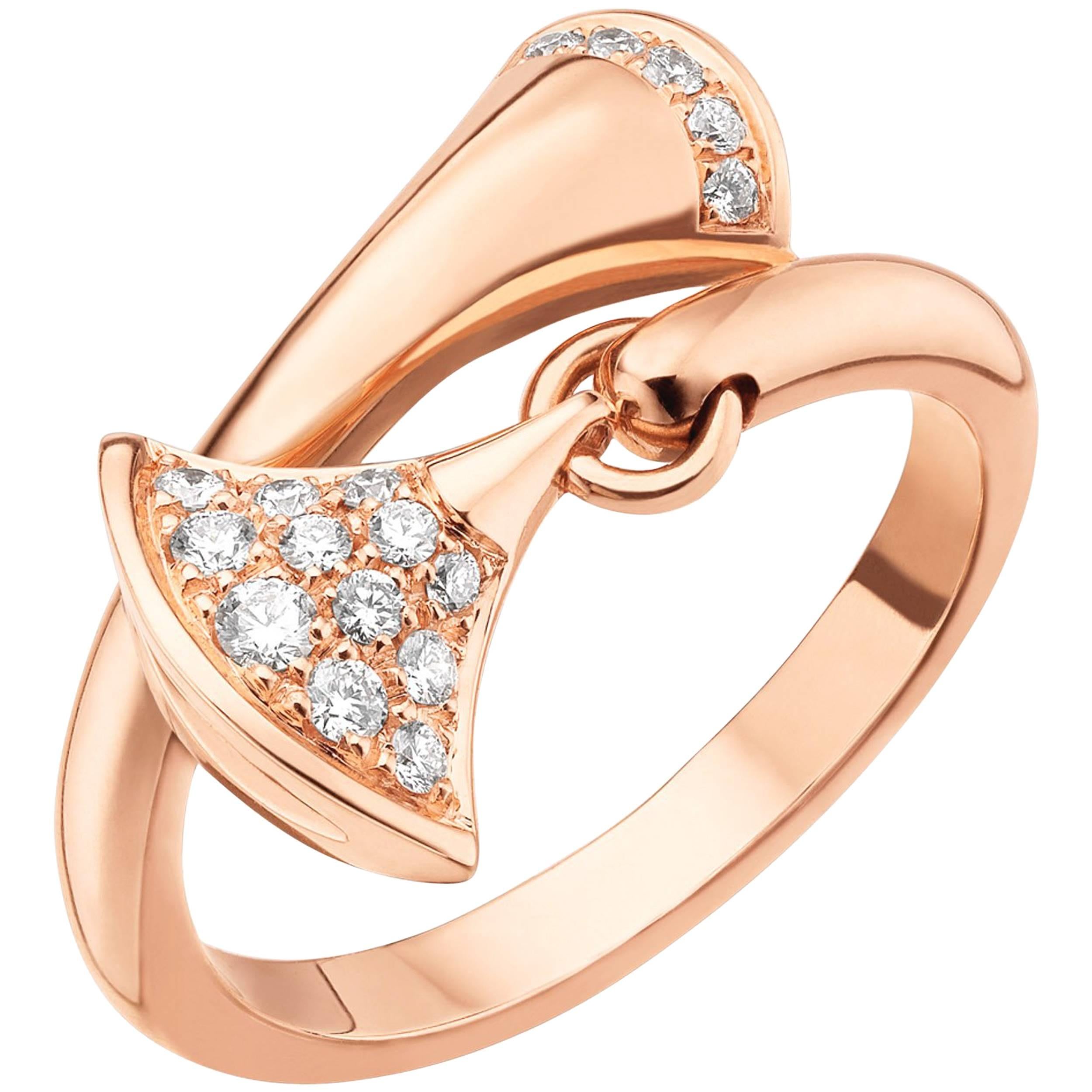 Bulgari Rose Gold Diva's Dream Ring  