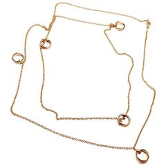 Cartier Trinity Link Multi-Color Gold Necklace