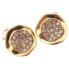Tiffany & Co. Diamond Yellow Gold Earrings 7