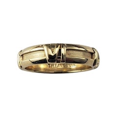 Tiffany & Co. Anello Atlas Numeric in oro giallo 18 carati misura 4,25 #20995