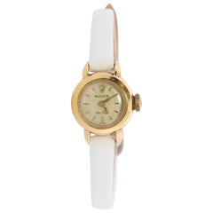 Montre précision Rolex 18 carats véritable 18 carats pour femmes 9127 Dainty 1940s Ladies Rolex