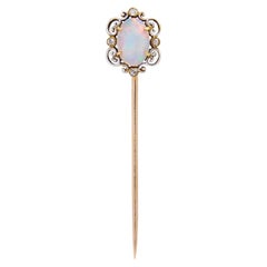 Tiffany & Company Jugendstil Opal Set Stick Pin