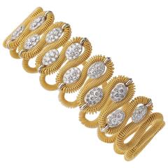 Marchisio Diamond and Gold Bracelet 8