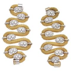 Marchisio Diamond and Gold Earrings 10
