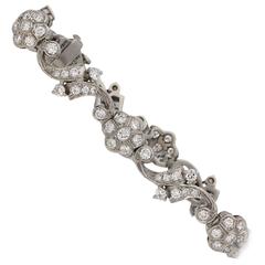Tiffany & Co. Diamond Bracelet American, circa 1940 7