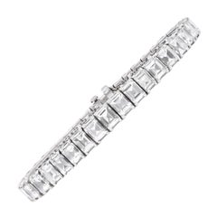 Bracciale in platino e diamanti da 21.65 carati