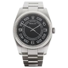 Rolex Stainless Steel Oyster Perpetual Automatic Wristwatch Model 116034