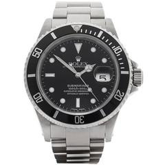 Rolex Stainless Steel Submariner Automatic Wristwatch Model 16610