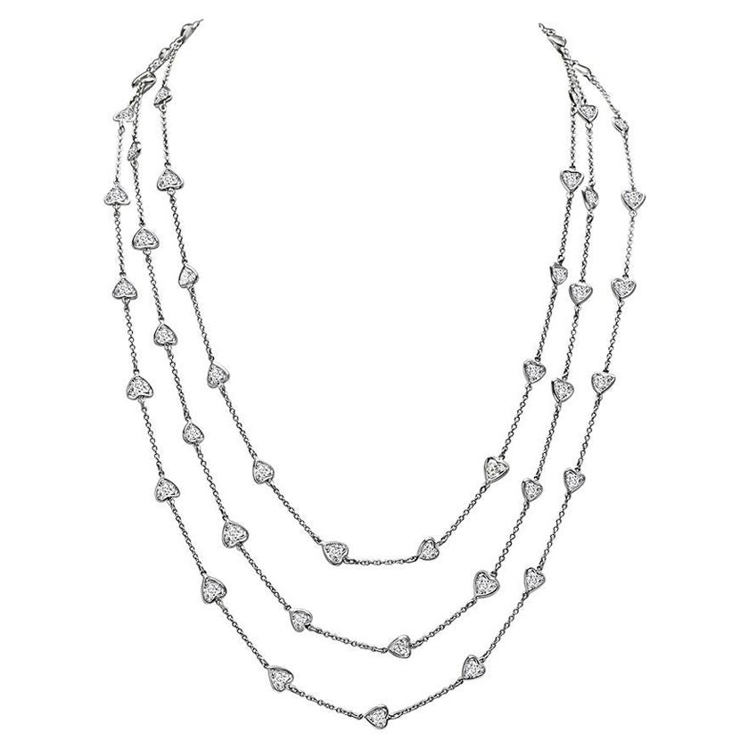 20.80ct Diamond By The Yard Necklace For Sale