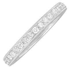 Tiffany & Co. Runder Diamantring mit Brillantschliff (ca. 0,40 Karat), Platin
