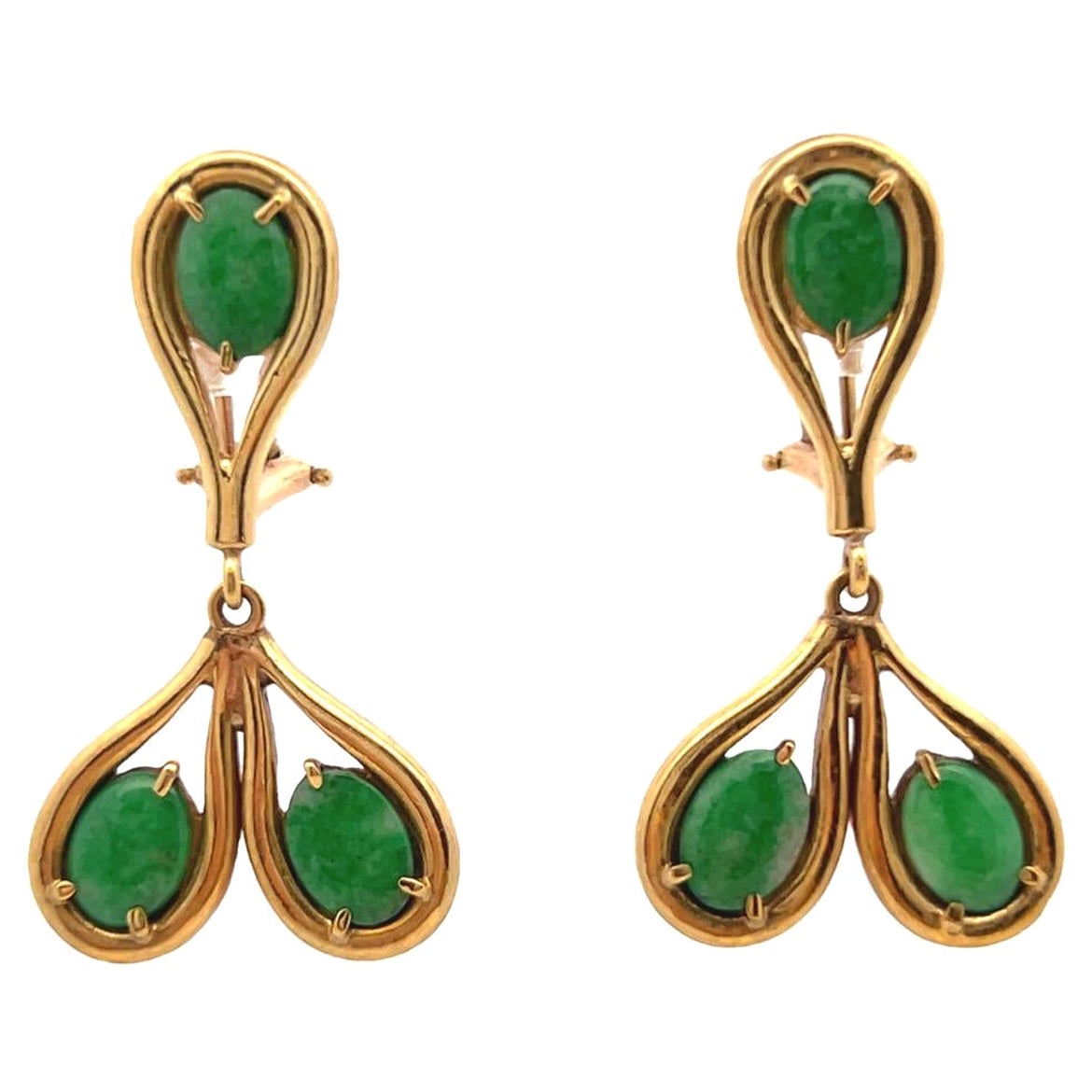 Jade-Ohrringe