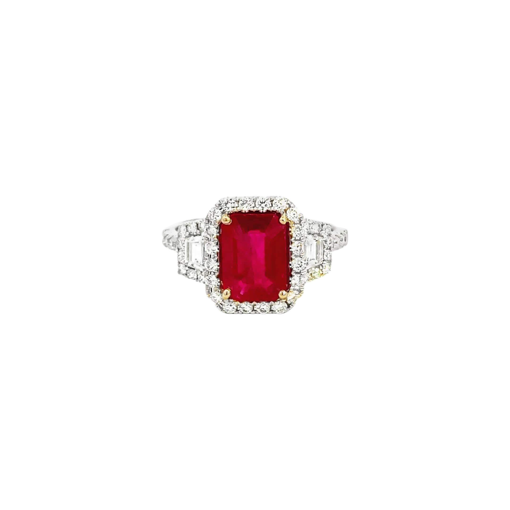 Stunning Ruby and Diamond Ring