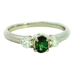 Elegant Green Gemstone Ring