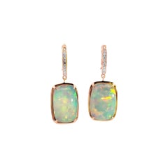 Elegant Opal Drop Earrings