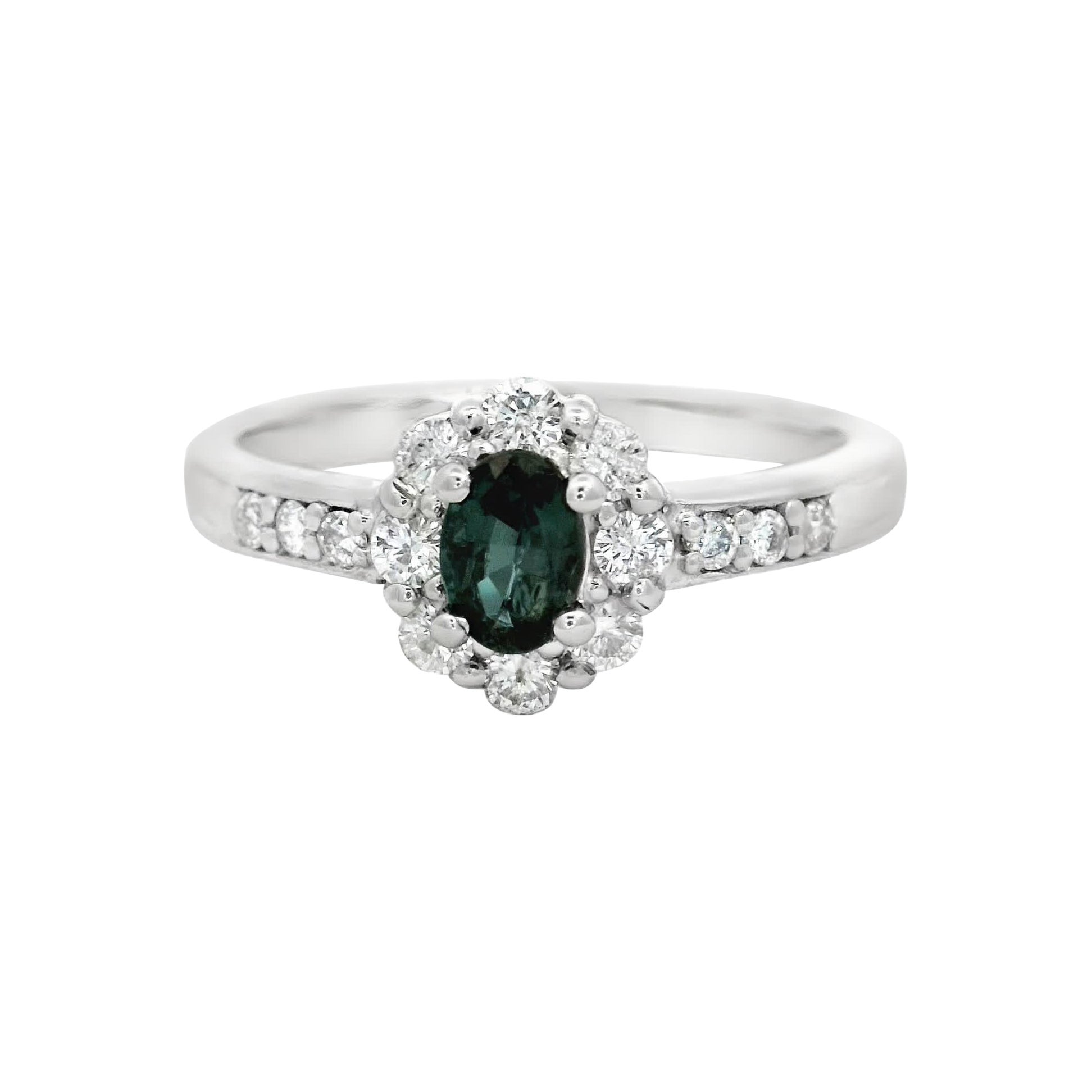 Elegant Green Gemstone Ring