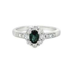 Elegant Green Gemstone Ring